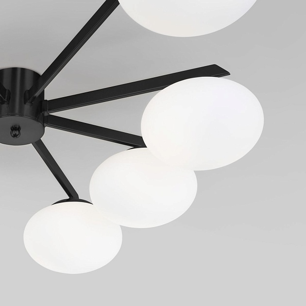 Потолочная люстра Eurosvet Opaline 70220/8 черный Фото № 3