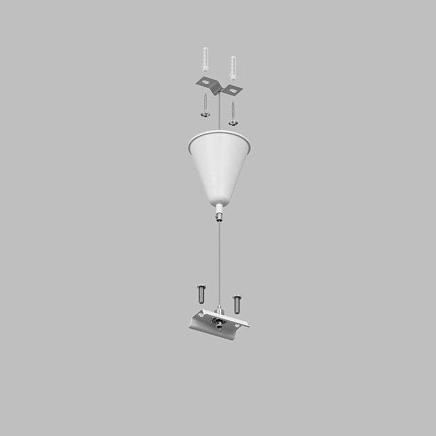 Подвесная система для треков Denkirs Solid Base TR1105-WH изображение 1 Подвесная система для треков Denkirs Solid Base TR1105-WH Фото № 1