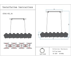 Люстра Kink Light Грея 07601-95L,36 2