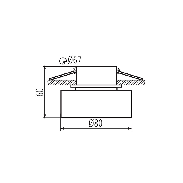 Точечный светильник Kanlux GOVIK DSO-B/G 29232 Фото № 3