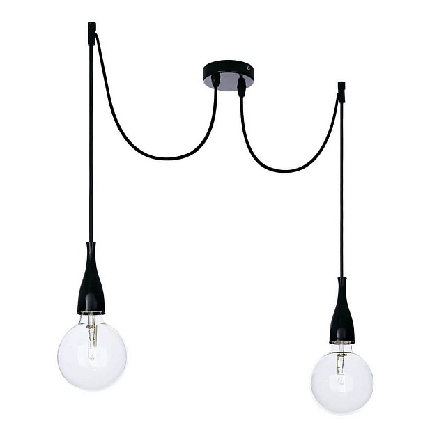 Подвесной светильник Ideal Lux Minimal SP2 Nero Opaco 112671 Фото № 1