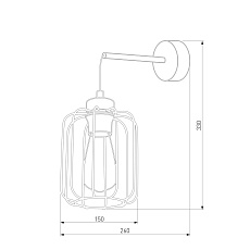 Настенный светильник TK Lighting 4742 Galaxy New 1