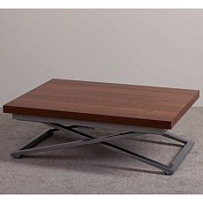 Стол-трансформер Levmar Compact D44/S59 миланский орех/ опоры серебро 7125110703