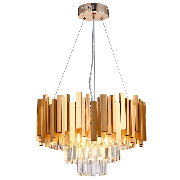Подвесная люстра Natali Kovaltseva Bellezza 81427/4C Gold Фото № 1
