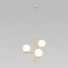 Подвесная люстра TK Lighting 6799 Estera Wood 3