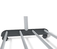 Гардеробная вешалка Sheffilton CH-4345 т.серый/св.серый/хром 3616077201 2