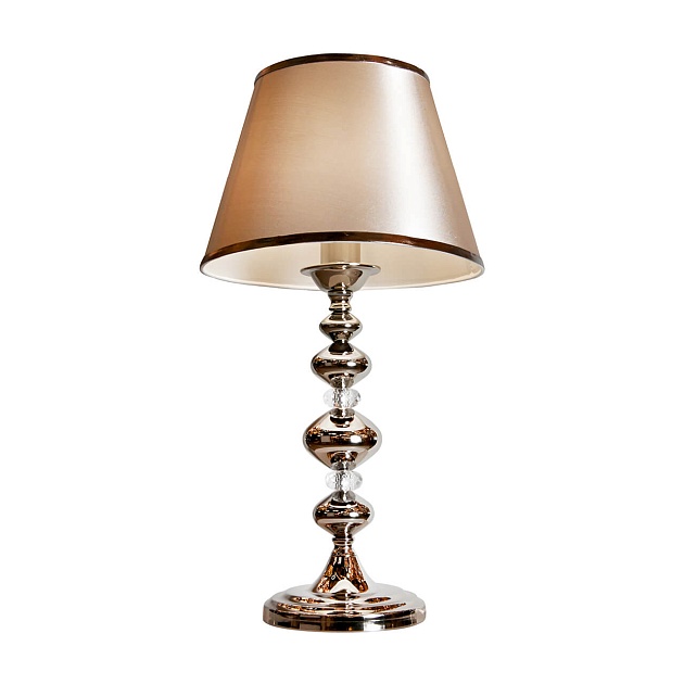 Настольная лампа iLamp Brooklyn T2401-1 Nickel Фото № 3