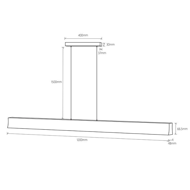 Подвесной светодиодный светильник Mantra Hanok 7544 Фото № 2