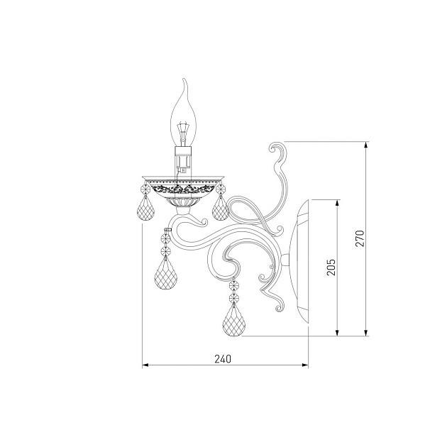 Бра Bogates 701/1 Strotskis Фото № 2