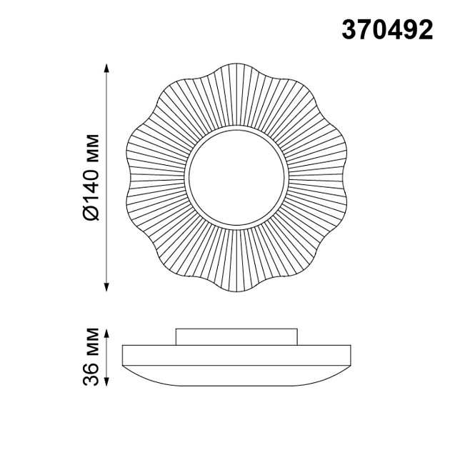 Встраиваемый светильник Novotech Spot Pattern 370492 Фото № 2