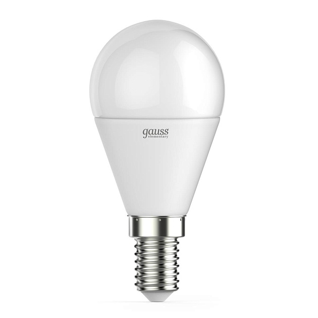 Лампа светодиодная Gauss E14 12W 6500K матовая 53132 Фото № 1