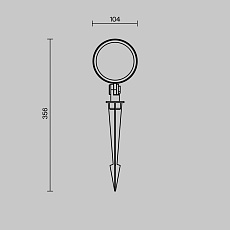 Ландшафтный светильник Maytoni Outdoor O495FL-L25B3K 2