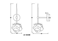 Бра MyFar Stella MR2320-1W 1