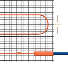 Нагревательный мат Voltum 150 Вт/м 4 м 2 м2 VLT01-150-2.0 3