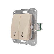 DEA Выключатель для жалюзи 2кл с/у 10А мех. Беж KRANZ KR-78-0239 1