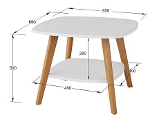 Журнальный стол Мебелик Хадсон 006933 2