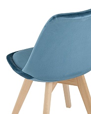 Кухонный стул Stool Group FRANKFURT велюр синий Y863 velvet dark blue 3