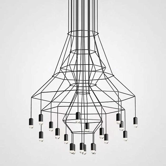 Подвесная люстра Imperium Loft Vibia Wireflow 75118-22 Фото № 1