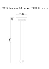 Потолочная чаша с блоком питания Divinare Formica 1900/06 PL-100 1
