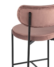Полубарный стул Stool Group Барбара велюр пыльно-розовый BARBARA CC HLR-34 5