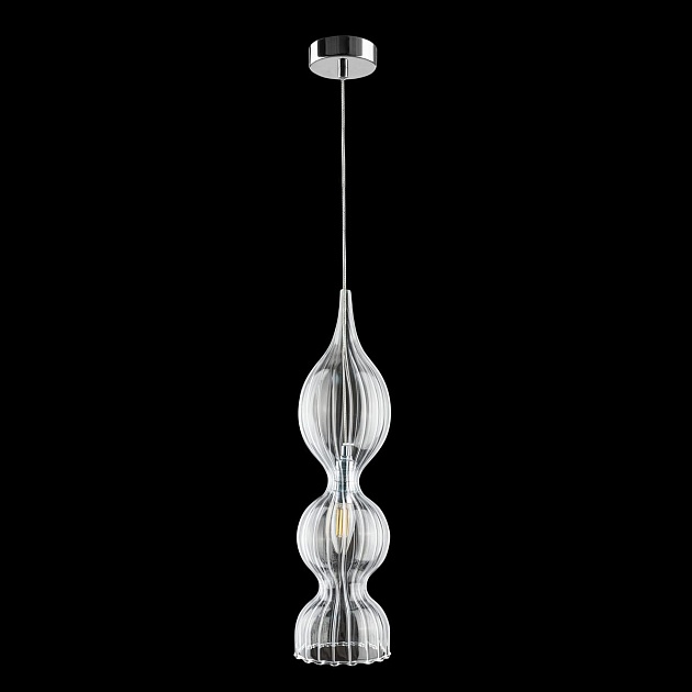 Подвесной светильник Crystal Lux Iris SP1 B Transparent Фото № 3