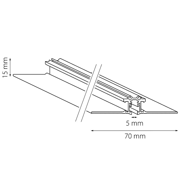 Шинопровод встраиваемый Lightstar Linea 506227 изображение 2 Шинопровод встраиваемый Lightstar Linea 506227 Фото № 2