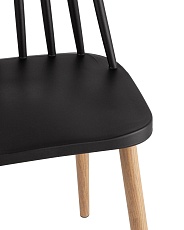 Кухонный стул Stool Group Морган пластиковый черный Y820 black 1