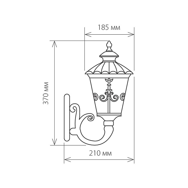Уличный настенный светильник Elektrostandard Diadema a028003 Фото № 2