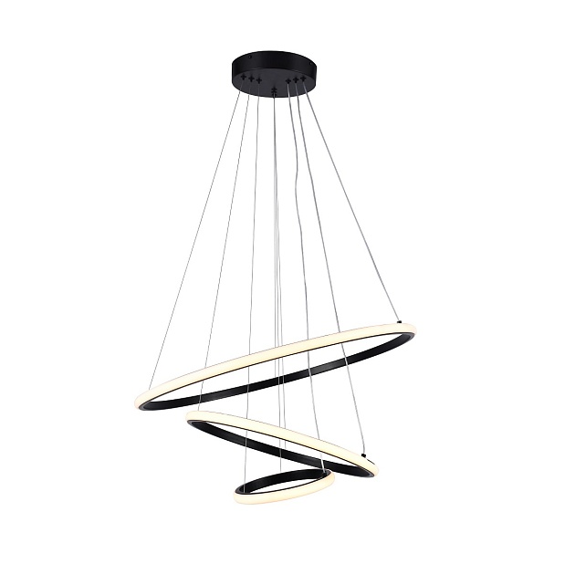 Подвесная светодиодная люстра Toplight Charissa TL1630H-LEBK Фото № 1