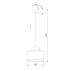 Подвесной светильник TK Lighting 3257 Duo 1