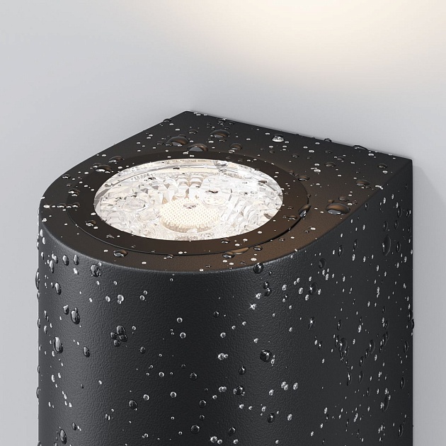 Уличный настенный светильник Maytoni Slat O044WL-01B Фото № 5