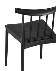Кухонный стул Stool Group Ranch с мягким сиденьем черный 8305 black 5