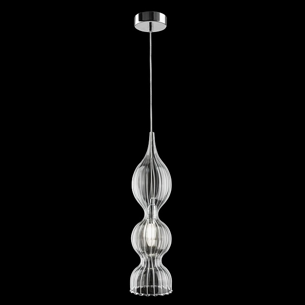 Подвесной светильник Crystal Lux Iris SP1 B Transparent Фото № 4
