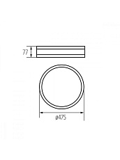 Потолочный светильник Kanlux Jasmin 470-B 29205 1