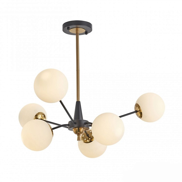 Подвесная люстра Arte Neapolis79808 279808/6 BK/GD Фото № 6