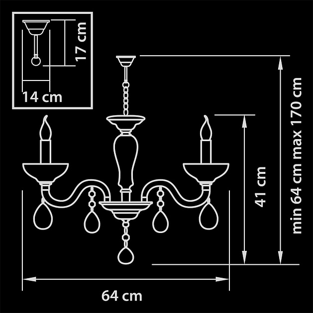 Подвесная люстра Osgona Artifici 719068 Фото № 2