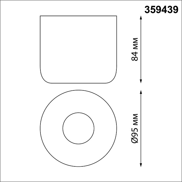 Потолочный светодиодный светильник Novotech Over Lisse 359439 Фото № 2