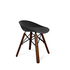 Барный стул Sheffilton SHT-ST19/S70 черный/черный/темный орех 6811012003