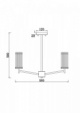 Подвесная люстра Freya Manisa FR5036PL-05N 1