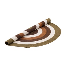 Ковер Tkano из хлопка Target коричневого цвета из коллекции Ethnic, Ø120 см TK22-DR0031 2