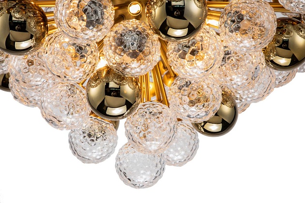 Подвесная люстра iLamp Rockfeller 100D-18 Matt Bronze Фото № 4