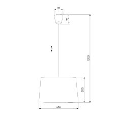 Подвесной светильник TK Lighting 1885 Maja Black 2