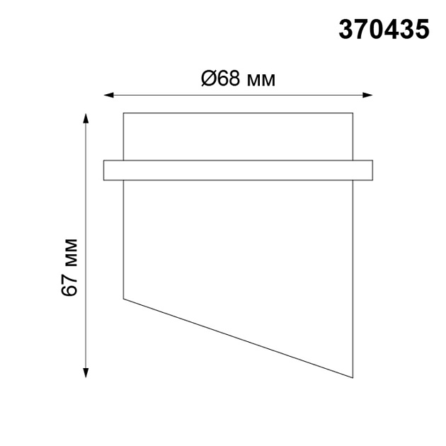 Встраиваемый светильник Novotech Spot Butt 370435 Фото № 5