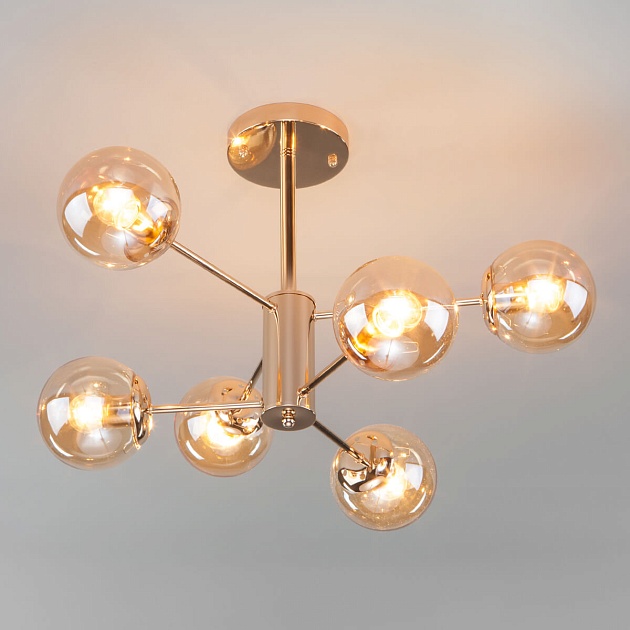 Потолочная люстра Eurosvet Ascot 30166/6 золото Фото № 4