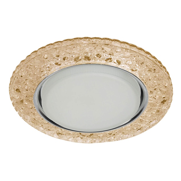 Встраиваемый светильник ЭРА LED с подсветкой DK LD25 CHP/WH Б0029636 Фото № 1