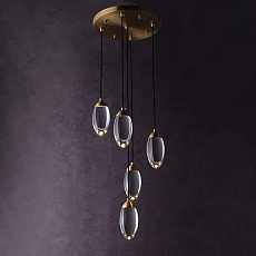 Подвесная светодиодная люстра Romatti Kobo Fiera 8848-5H 3