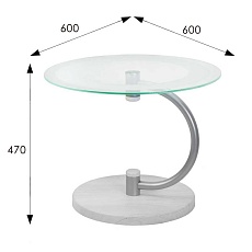 Журнальный стол Мебелик Дуэт 13Н 007245 2