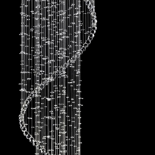 Каскадная люстра Artglass Spiral 600X2500 Chaos CE Фото № 3