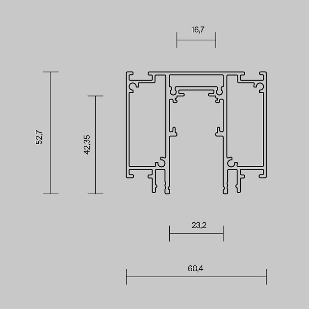 Шинопровод демпферный Maytoni Technical Exility Busbar TRX034D-422B Фото № 2
