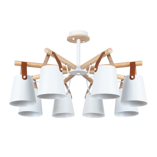 Потолочная люстра Arte Lamp Thomas A7032PL-8WH изображение 1 Потолочная люстра Arte Lamp Thomas A7032PL-8WH Фото № 1